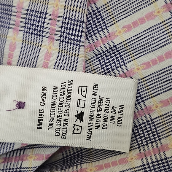 Robert Graham Shirt Mens 2XLT Button Down Long Sleeve Cotton - Picture 10 of 13